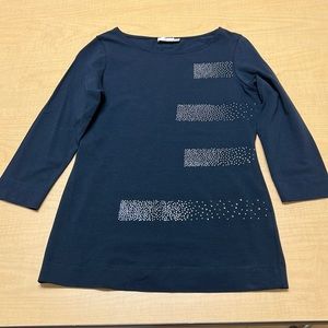 Dismero three quarter sleeve top,‎ size xs